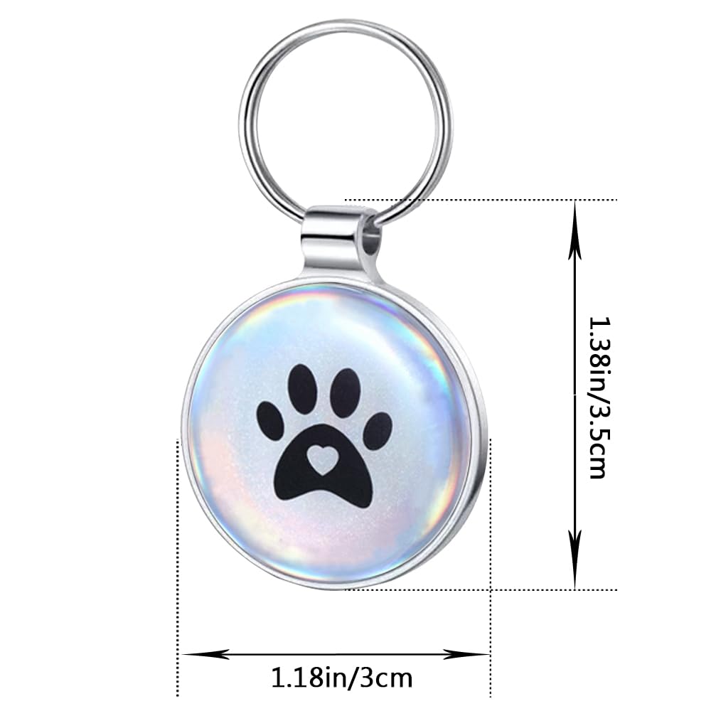 Targhette QR UK per cani con avvisi in tempo reale (confezione da 1) | Medagliette con codice QR per animali domestici