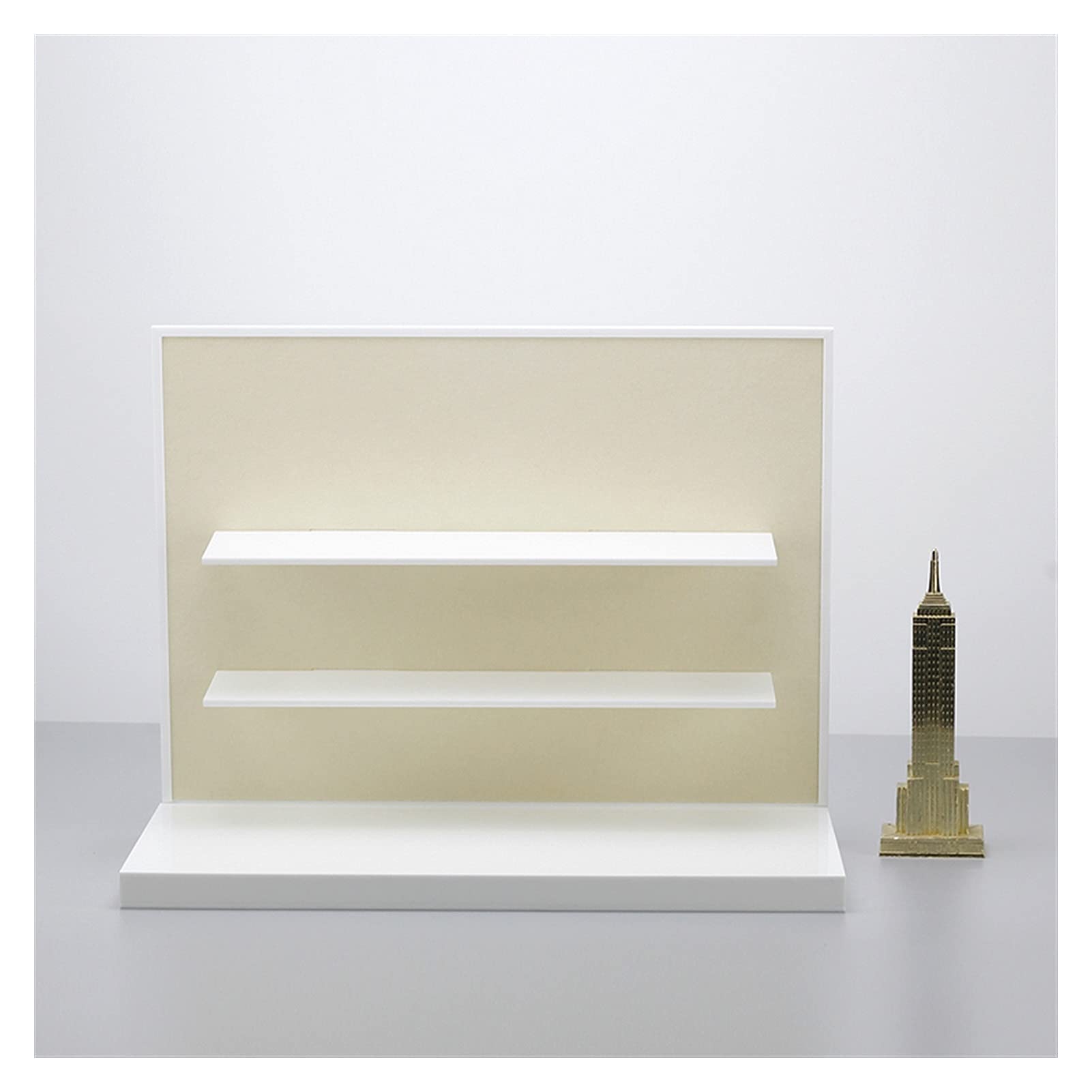 Espositore per Occhiali da Sole Decorativo da tavolo in acrilico a 3 livelli per occhiali da sole, stoccaggio per occhiali da vista Per Esposizione Commerciale Domestica Negozio ( Color : Yellow )