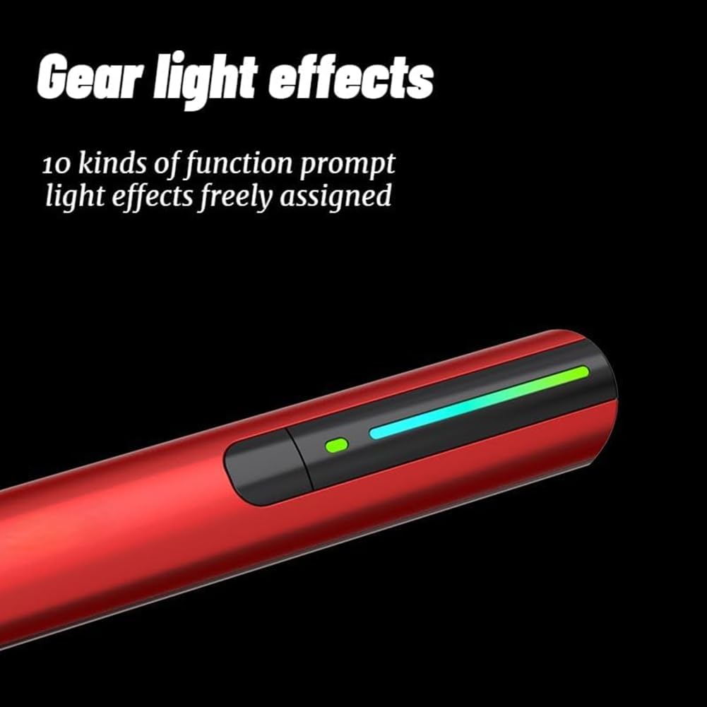 loweo Ponceuse de Détail Alternative, Stylo de Ponçage à Chargement USB, Papier de Verre Coloré Sans et Auto-Adhésif Réglable à 3 Vitesses