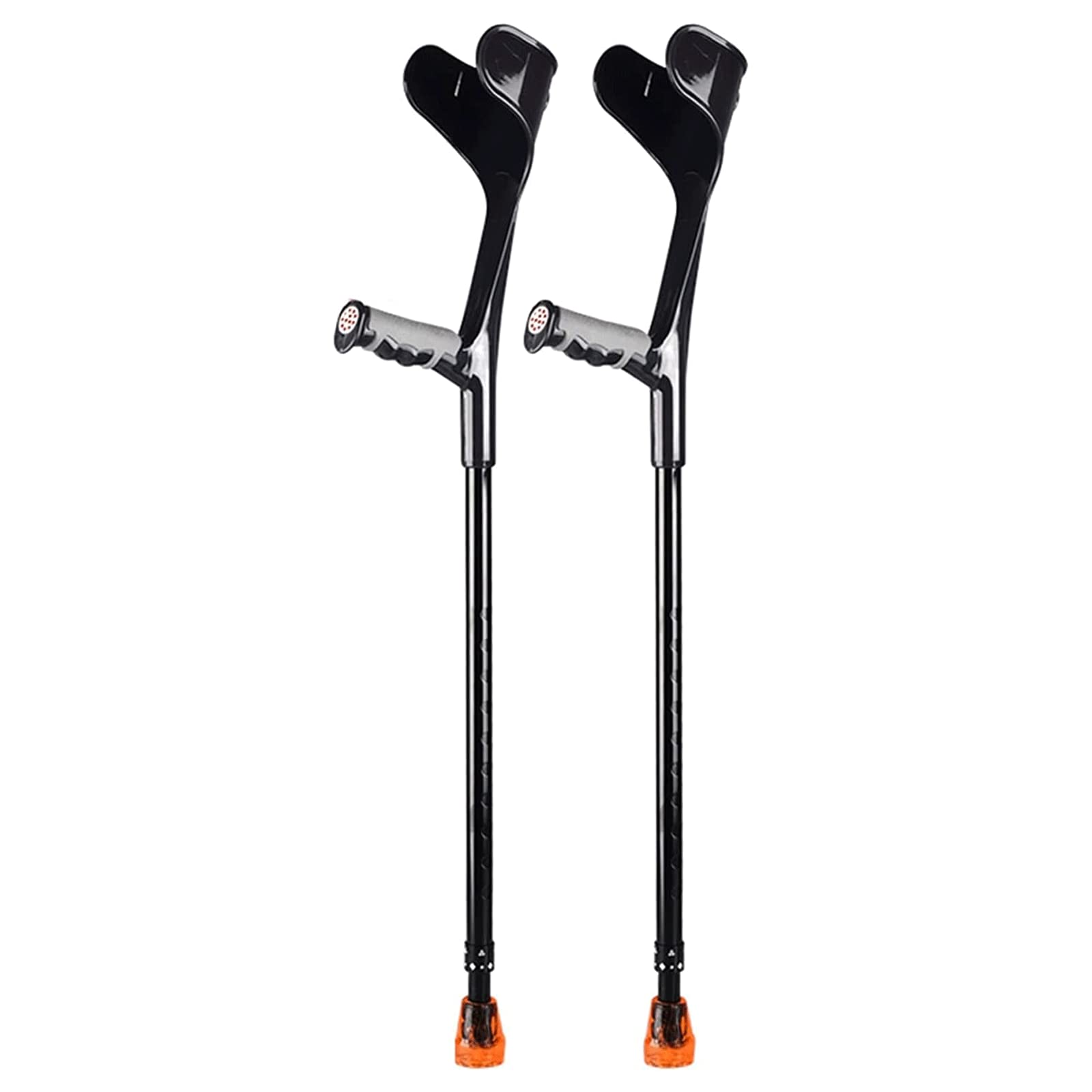 SYALEO Muletas 1 par de muletas médicas para antebrazo para Adultos, muletas Ligeras para Caminar, muletas de Brazo Ajustables para niños, jóvenes y Ancianos para Caminar