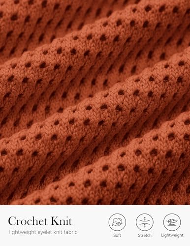 Image of PRETTYGARDEN Womens Summer Crochet Tank Tops Knit Sweater