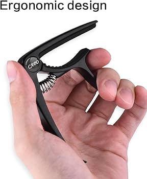 Amazon | 【Amazon限定ブランド】 ギター カポタスト ワンタッチ