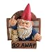 Grumpy Gnome "Go Away" Wall Plaque 8.75 Inch