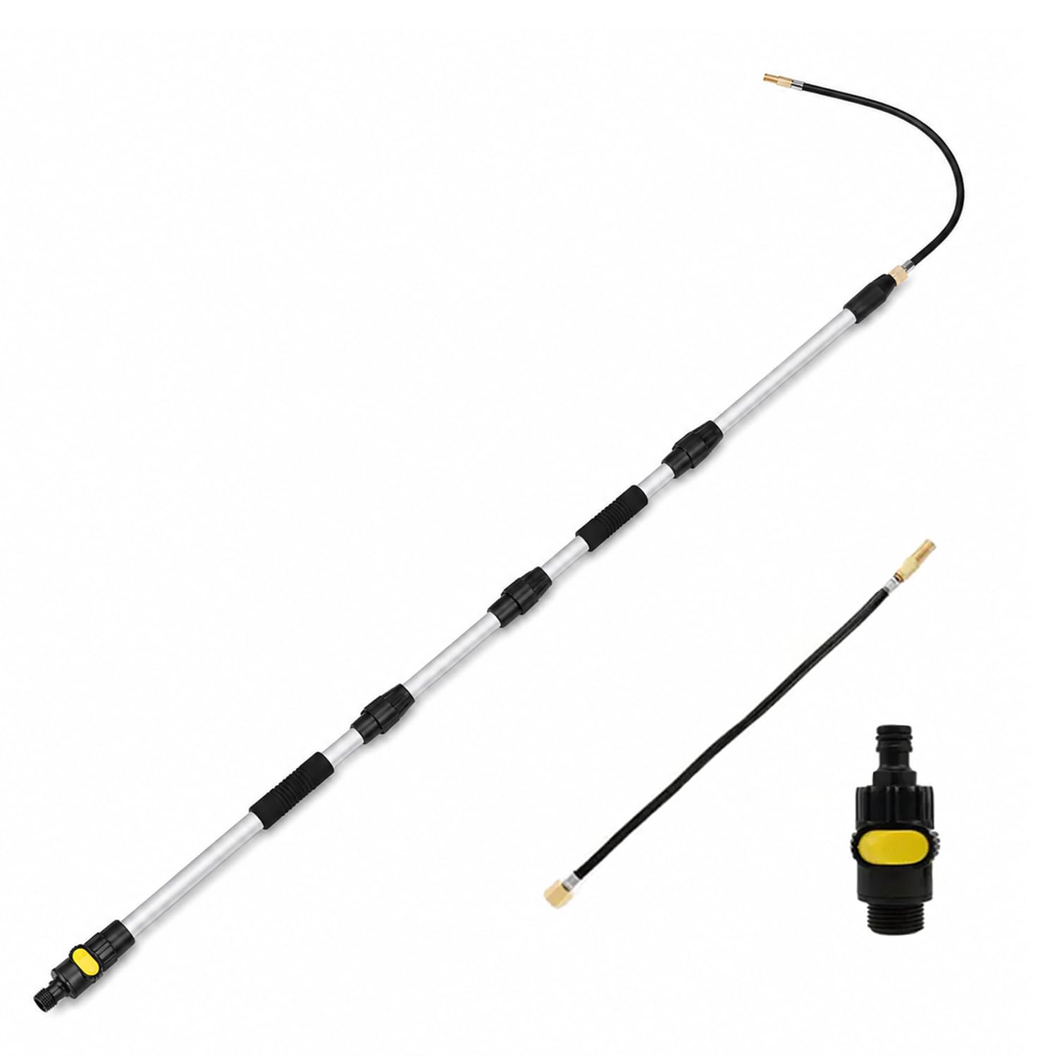 Outils de nettoyage de gouttière incassables pour déboucher les tuyaux de drainage sans échelle