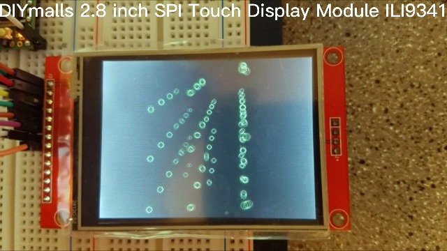 Image of 2.8 inch SPI TFT LCD Display ILI - 9341 Resisive Touch Screen Module 320x240 5V w /Card Slot for Arduino 2560 ESP32 Development Board