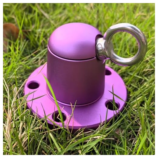 Dog Runner for Yard Camping, 360° Swivel Heavy Duty Dog Tie Out Stake, Tie Out Dog Chain Cable(Purple)