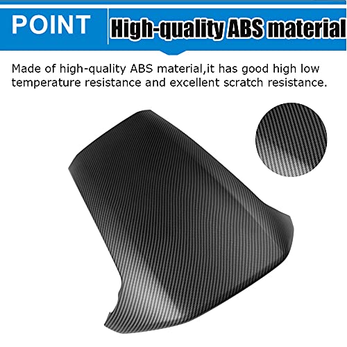 Great-Luck Abs Plastic Dashboard Cover,Dash Cover Custom, Interior Accessories Decaration Sticker 1Pcs/Set(Carbon Fiber Style) For Honda 10Th Civic(2016 2017 2018 2019 2020) Civic Hatchback/Type R #TOP2