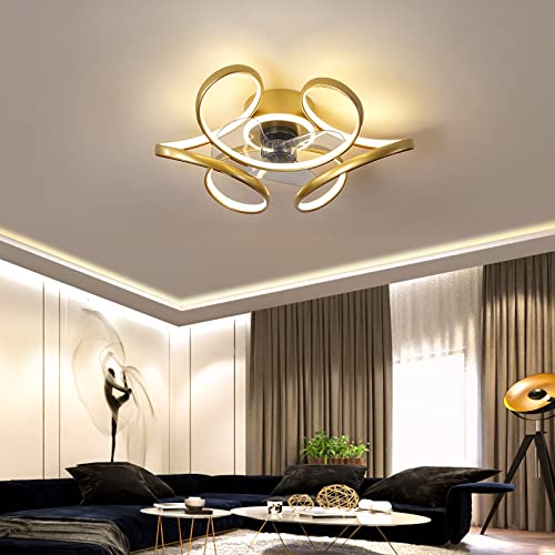 【Dimmerabile】 Il design combinato del ventilatore da soffitto intelligente e della lampada da soffitto può decorare meglio la stanza. Il ventilatore da soffitto ha luce bianca (6500K), luce neutra (4500K) e luce calda (3000K) e regolazione della luminosità (0-100%) per soddisfare le diverse esigenze di illuminazione, per goderti l'intera estate in un ambiente tranquillo e confortevole