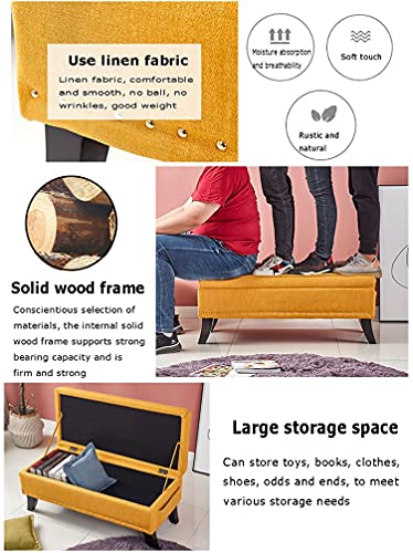 Pouf de rangement pliable pour optimiser les petits espaces - 7