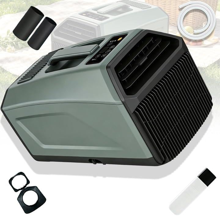 Condizionatore portatile 5000 BTU, Sistema di Raffreddamento Tenda Off-grid Doppio Tubo, Clim Mobile per furgone, Camping-Car, Gazebo, Chalet, Outdoor Gear