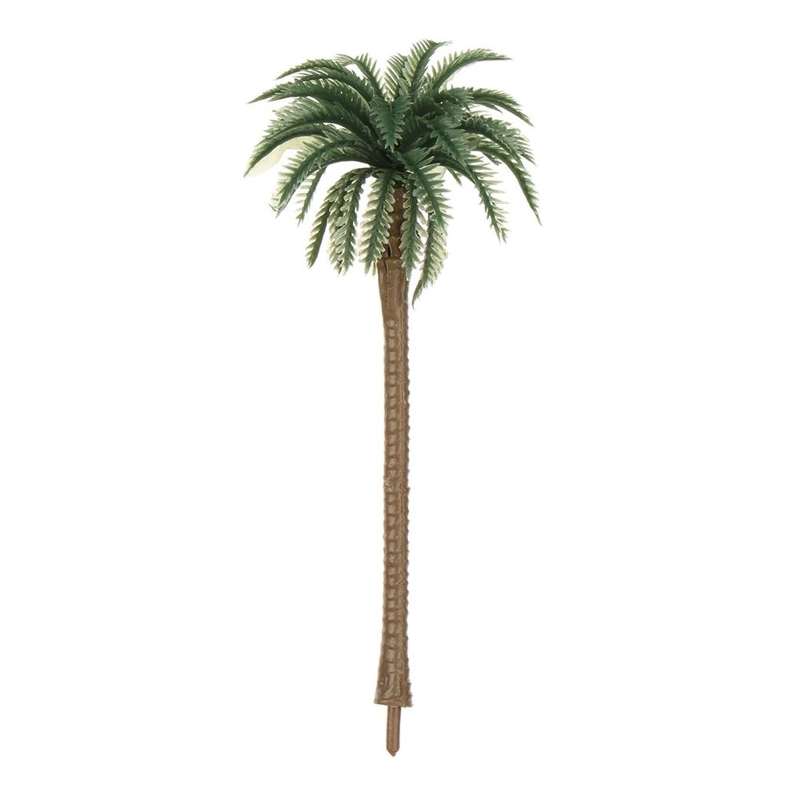 SPPEOUKJ 5Pcs Plastic Palm Tree Model Artificial Craft Coconut Landscape Stereoscopic Miniature Desktop Decoration(B-10cm-5Pcs)