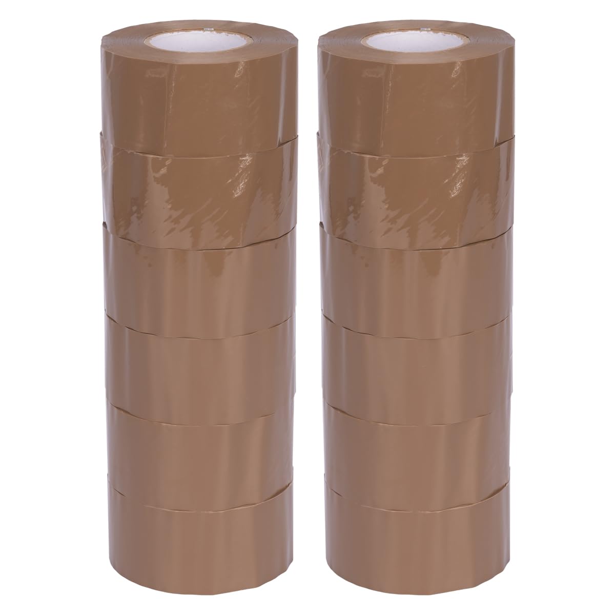 verpacking 12 x taśma klejąca HIGH TACK brązowa głośno odwijana, 48 mm x 150 metrów bieżących taśma pakowa taśma klejąca do paczek z 5 cm rdzeniem