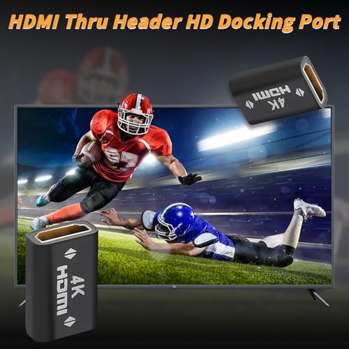 La Brodée 4K HDMI Extender, Female to Female HDMI Connector, Supports, Ethernet, High speed Connector Adapter - Image 2