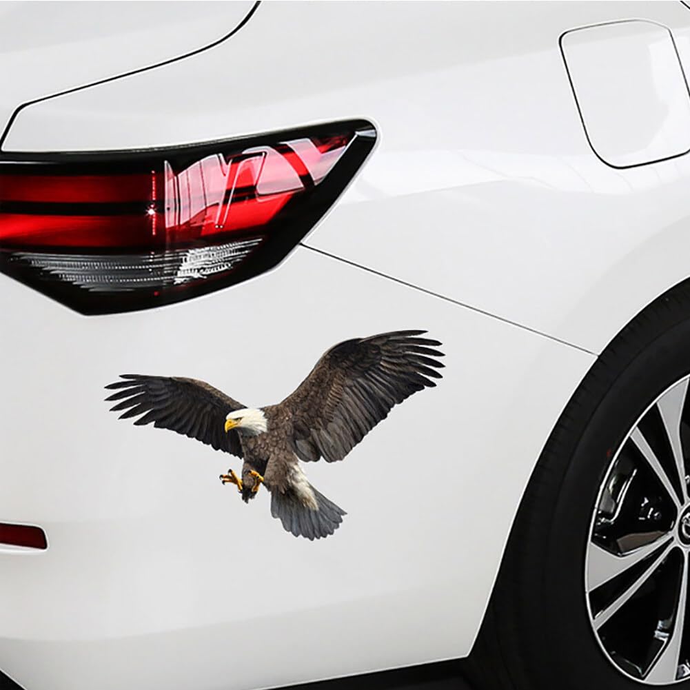 3D Motorhauben Aufkleber Adler Design - Wasserdichte Auto Dekoration