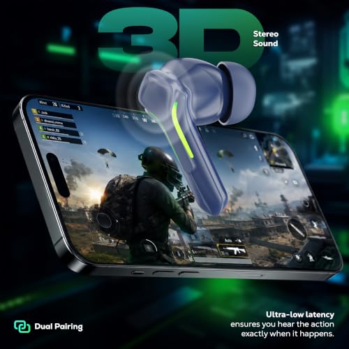 Image of AROMA NB138 Bound Pro Upto 60Hr Playtime*Dual Paring, BT V5.3 Fast Charging Heavy Bass Bluetooth