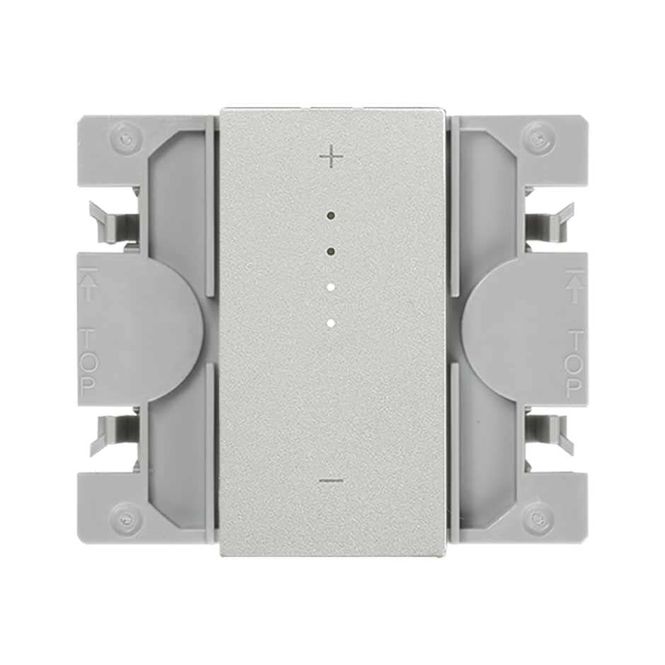 Interrupteur 1-10V IO Simon 21001317-093 gris aluminium pour commande Simon 270