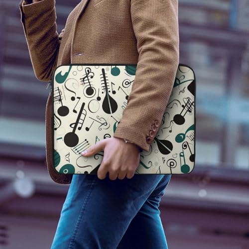 Funda para laptop 15 pulgadas temática musical impermeable miniatura 6