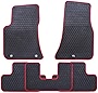 Ucaskin Car Floor Mats Custom Fit for Dodge Challenger RWD (Do not Fit AWD Perfectly) 2023 2022 2021 2020 2019 2018 2017 2016 2015 Odorless Rubber Heavy Duty All Weather Car Floor Liner-Red