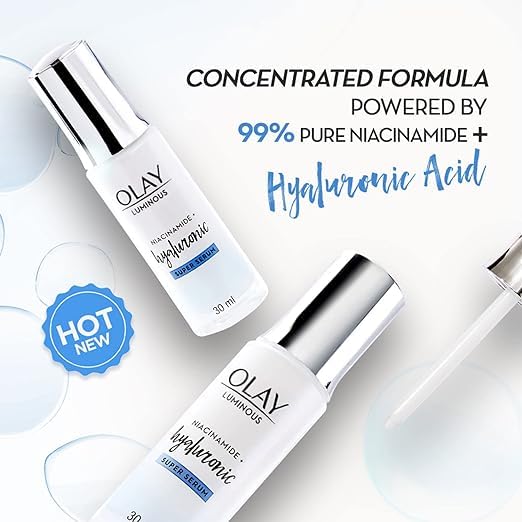 Miniatura 4 de Suero facial hialurónico con niacinamida l para pieles normales, grasas, secas y mixtas l Hidratación intensa para brillo húmedo en l Sin parabenos