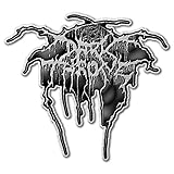 Größe 5x5cm Darkthrone DARK THRONE METALL PIN # 1 LOGO ANSTECKER BADGE BUTTON