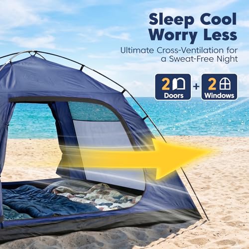 Purebox 4 Person Pop Up Tent