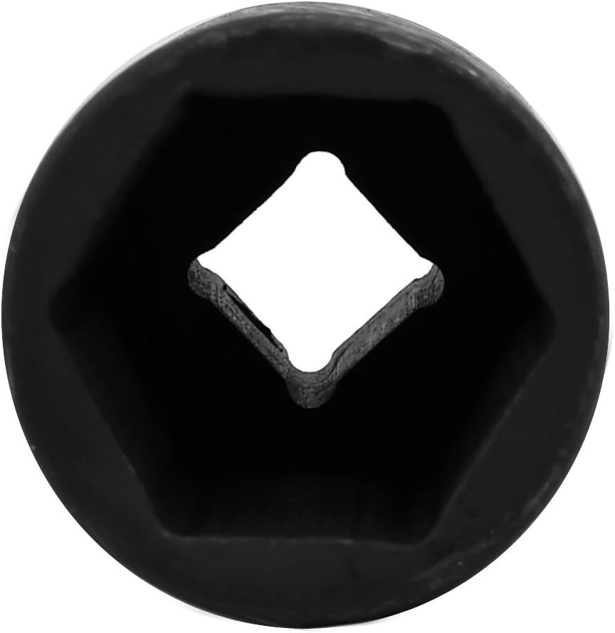 1/2-inch Square Hand Operated Tools Drive 78mm Length 27mm 6 Point CR-MO Hex Impact Socket 2pcs Model:76as549qo343