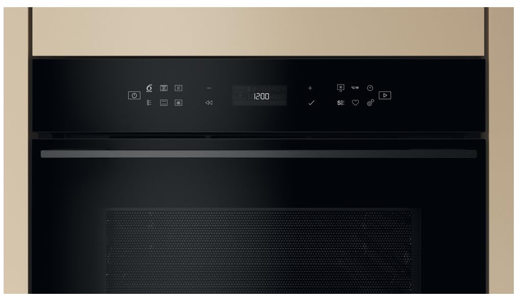 Whirlpool WCW7O7HTSB forno a microonde Nero Microonde combinato Da incasso 53 L 950 W