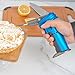 Restaurantware - RW Pyro Creme Brulee Torch With Adjustable Flame, 1 Refillable Culinary Blow Torch - Butane Gas Tank Not Included, Rotating Head, Blue Kitchen Torch, Security Lock, For Cooking, BBQ