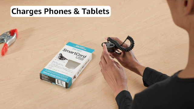 Amazon.com: Escort Cobra Official SmartCord USB, Half Straight