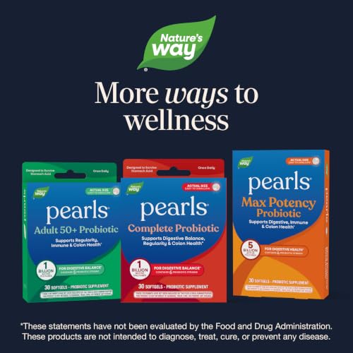 Nature's Way Pearls Complete Probiotic Softgels, 1 Billion CFU, 30 ct - image 8