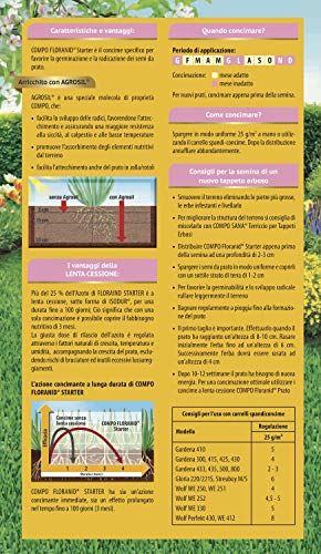 COMPO Concime Prato STARTER, Concime per Prato a