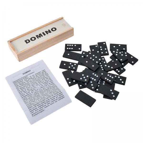 Toy 5xDouble Six Domino Set Dominoes Travel Playset for Party Favors Traveling Holiday Contemporary Manufacture-image-46
