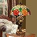 Produktbild Moderne Nachttischlampe Wohnzimmer Schlafzimmer Ha 40CM Europäische wunderschöne Rose Tischleuchte Buntglas Wohnzimmer Tischlampe Esszimmer Tischlampe Nachtlicht Schönheit Base Hotel Lampe Tischlampe