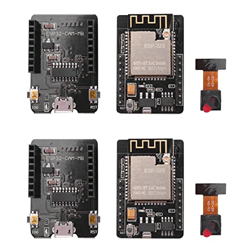 Fayrimi ESP32-CAM-MB WiFi Bluetooth Entwicklung Board OV2640 Kamera Modul -USB Schnittstelle CH340G USB zu Serieller Schnittstelle 2 StüCk Cover