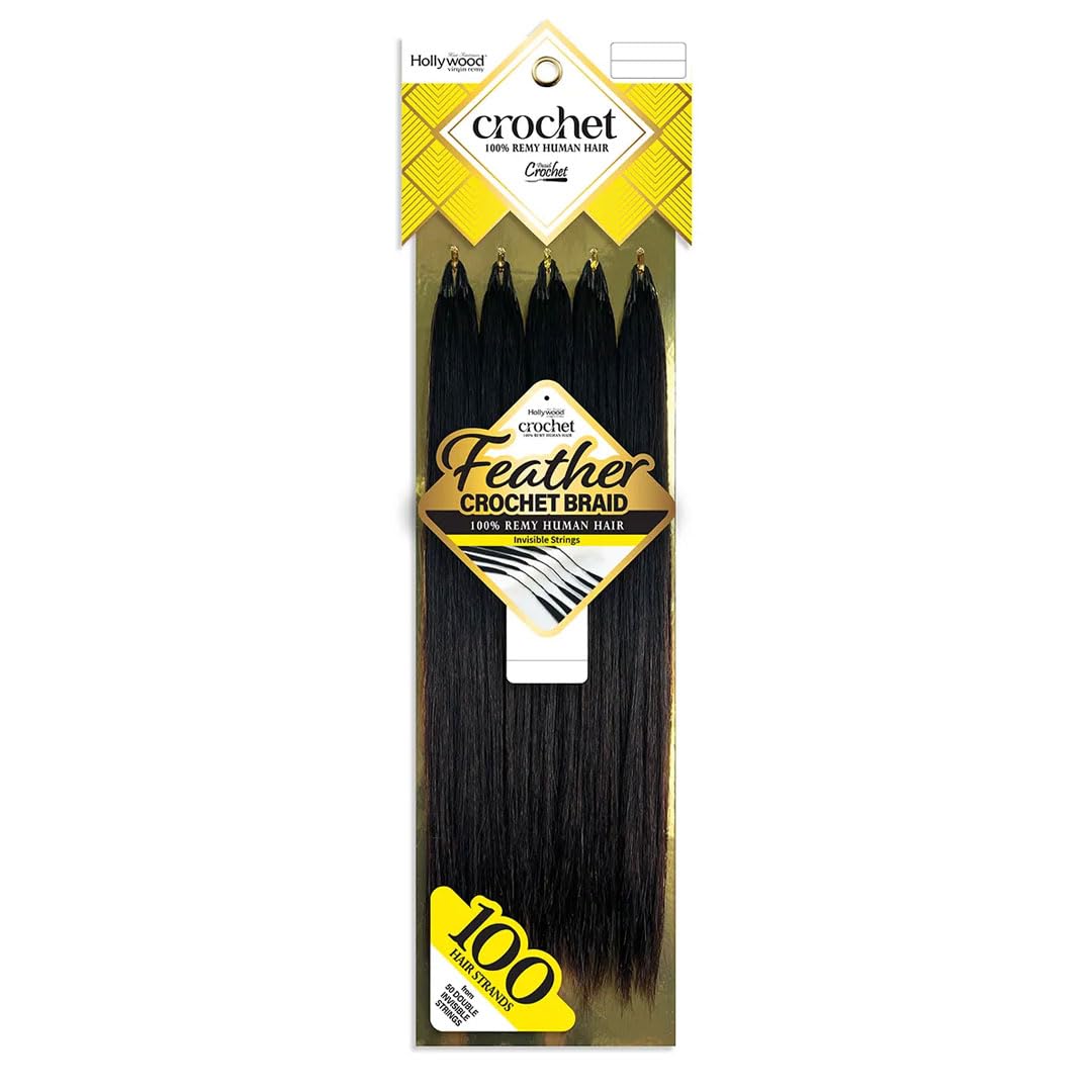 Amazon.com : Zury Sis Hollywood Feather Crochet Braid Human Hair