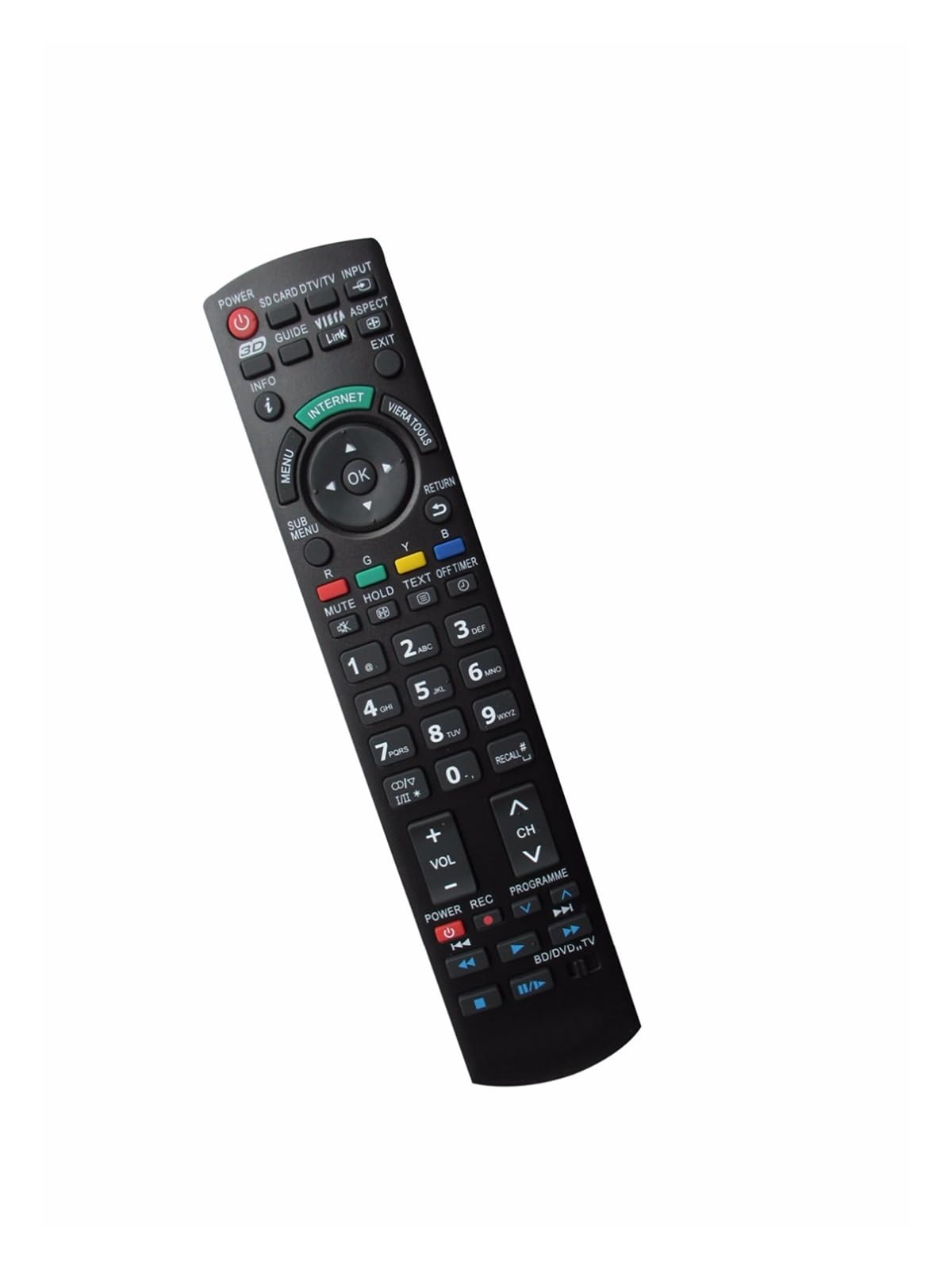 Pilot zdalnego sterowania dla Panasonic TX-P42V10E TX-P42G15E TX-L37V10E TX-L32V10E TX-L37G15E TX-P54Z11E TX-P46Z11E TX-P50V10E telewizor LCD HDTV