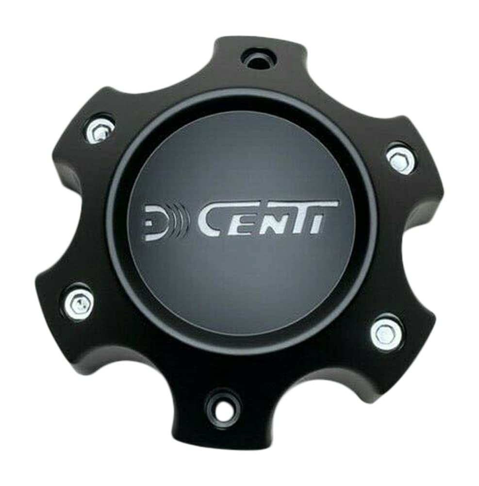 Dcenti Matte Black 6 Lug Wheel Center Cap CBH06-A1P CBH06-A1P-1