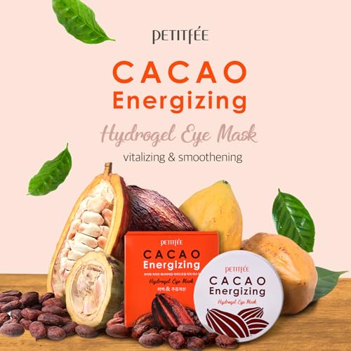 Patchs hydrogel au cacao Petitfee soin tonifiant d'exception contour des yeux