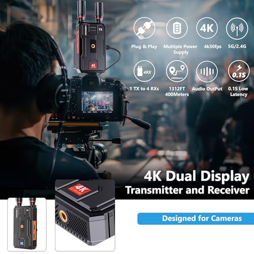 Image of 4K UHD Video Wireless HDMI Transmitter and Receiver WL097PRO