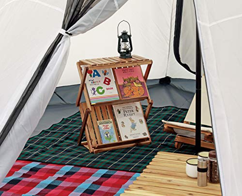 キャプテンスタッグ CSクラシックス 木製2段エントランスラック＜520＞(3)