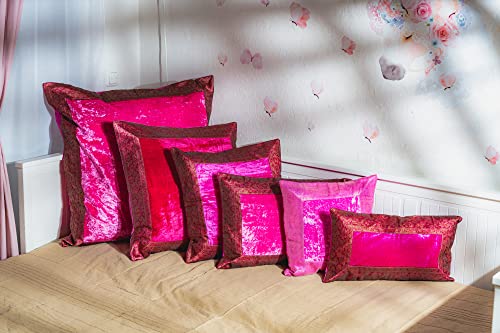 Federa per cuscino in stile indiano, 60 x 60 cm