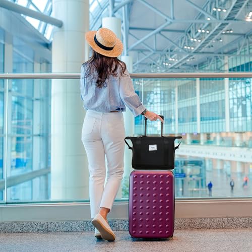 Travel Rolling Duffel Bag with Removable Wheels,Expandable Foldable Carry-On Luggage for Trip or Hospitalization2