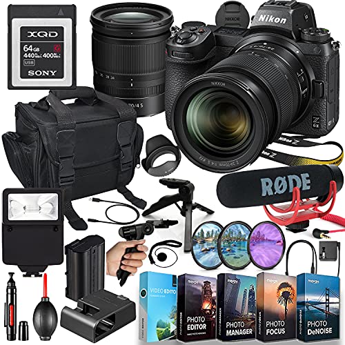 Nikon Z6 II cámara sin espejo con lente 24-70mm y accesorios