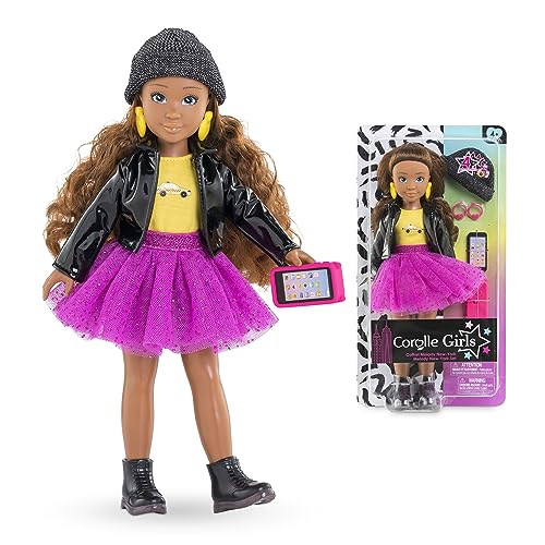 Corolle Girls - Coffret Melody Fashion Week New-York, poupée Mannequin, 4 Accessoires, 28cm, dès 4 Ans, 9000600160