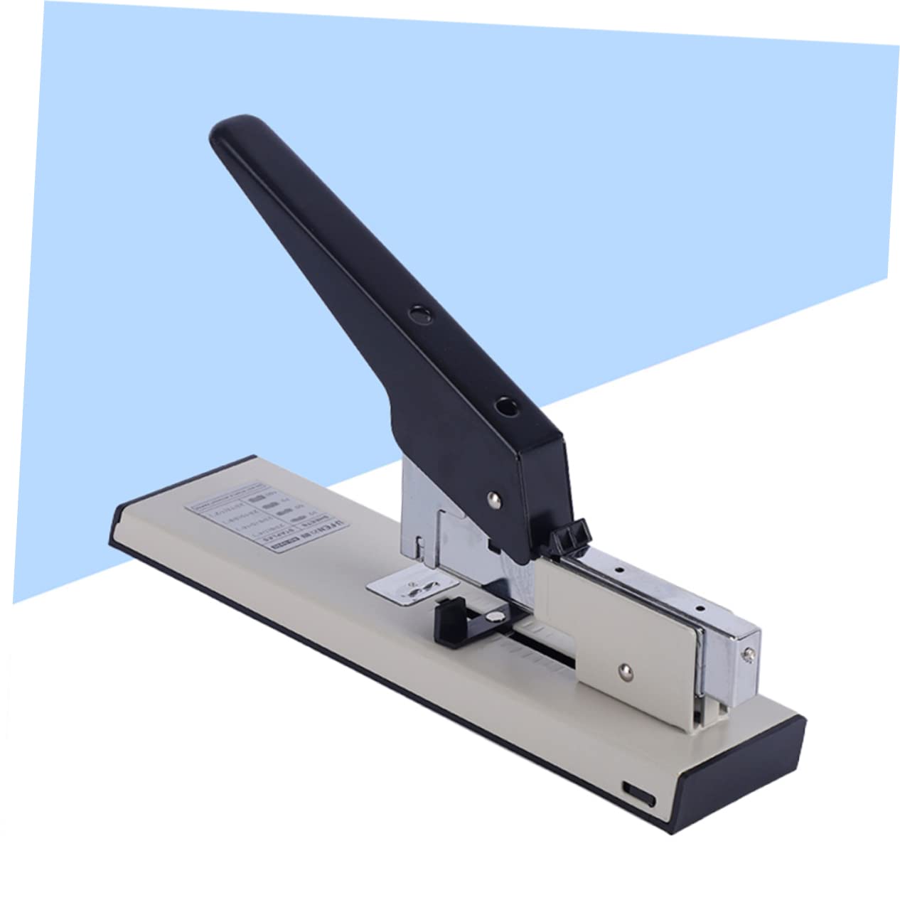 Agrafeuse Robuste en Métal Blanche 100 Feuilles pour Bureau