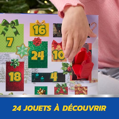 Paw Patrol - Pat Patrouille - Calendrier de l'Avent Pat Patrouille 2025 - Calendrier de L'Avent Noël 24 Surprises, Figurines Et Accessoires Exclusifs - Jouet Enfant 3 Ans Et +