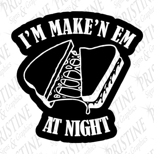 Uncle Danny Grilled Cheese Car & Truck Sticker 6x6 Black