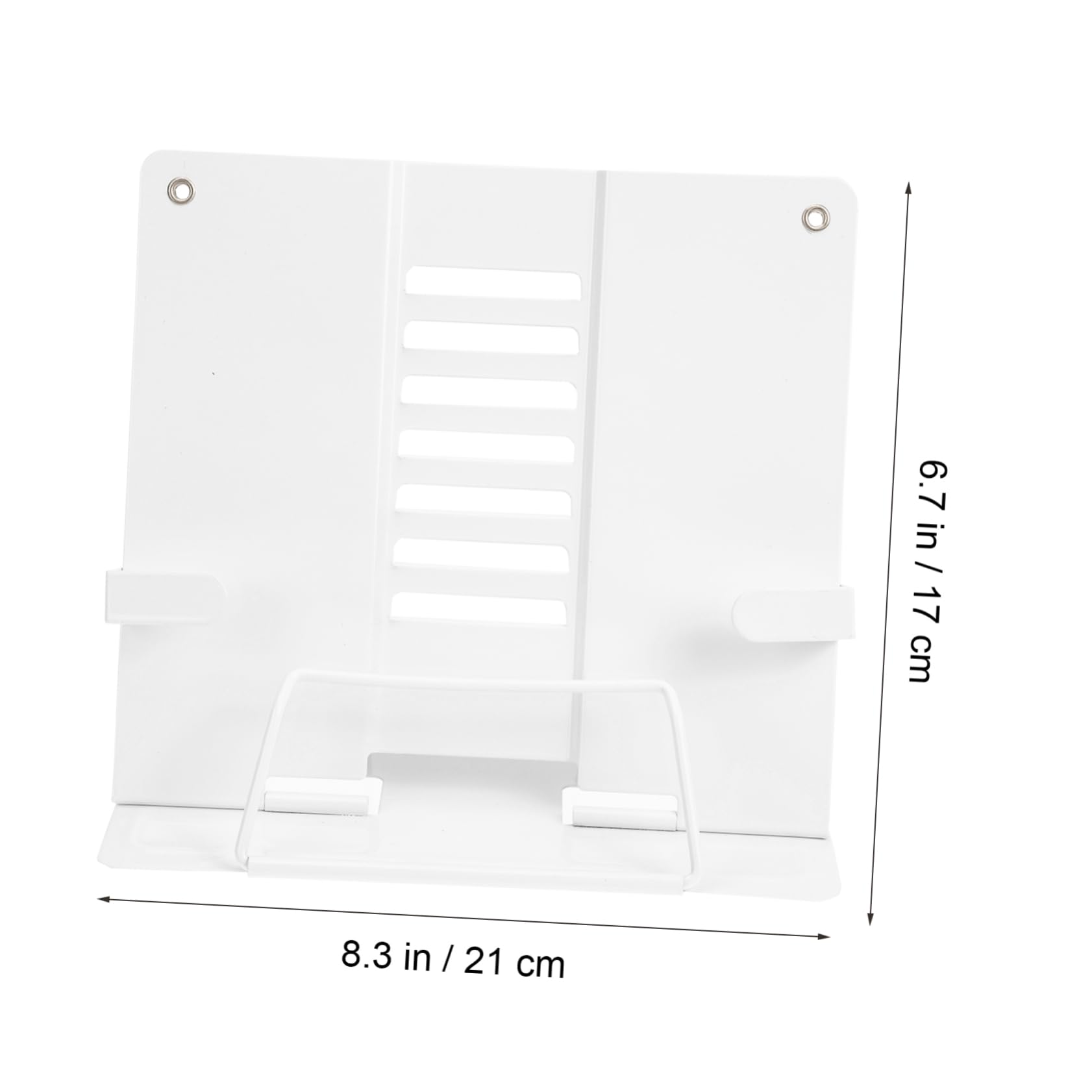 Pupitre de Lecture Réglable en Fer Blanc, Support Mains Multi-angle