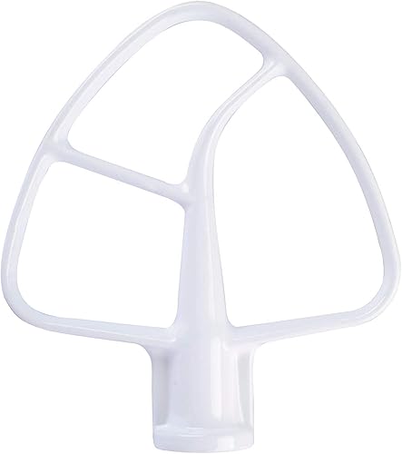 ClimaTek Batidor plano para mezclador Kitchenaid K45B de 4.5 cuartos de galón, batidora de pie inclinable, se adapta a los modelos K45 K45SS