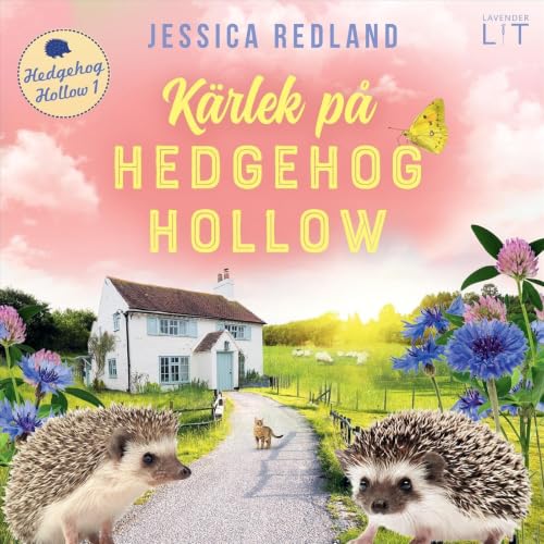 Diseño de la portada del título K&auml;rlek p&aring; Hedgehog Hollow